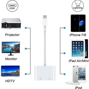 Преходник Lightning към HDMI, Digital AV adapter, Преходник за iPhone, iPad, iPod с Lightning - Image 10